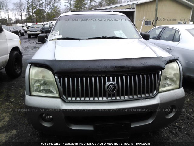 4M2DU86W62UJ24330 - 2002 MERCURY MOUNTAINEER  GRAY photo 6