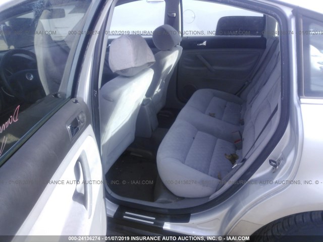 WVWMD63B23P394926 - 2003 VOLKSWAGEN PASSAT GL SILVER photo 8