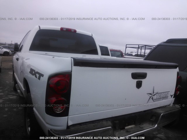 1D7HA16K97J519122 - 2007 DODGE RAM 1500 ST WHITE photo 3