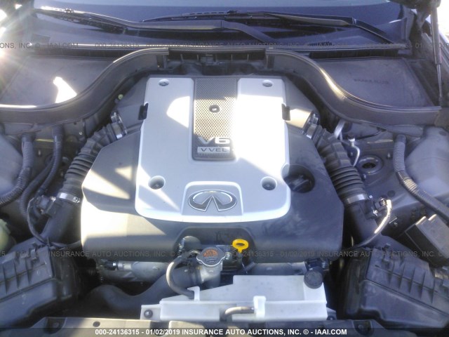 JN1CV6AP0FM580447 - 2015 INFINITI Q40 GRAY photo 10