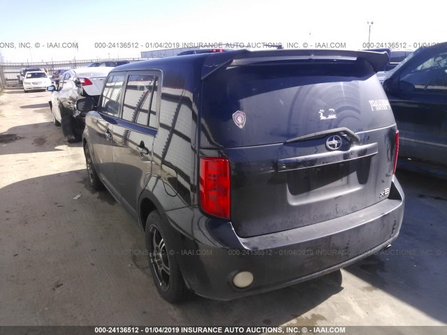 JTLKE50E581021648 - 2008 TOYOTA SCION XB Қара фото 3