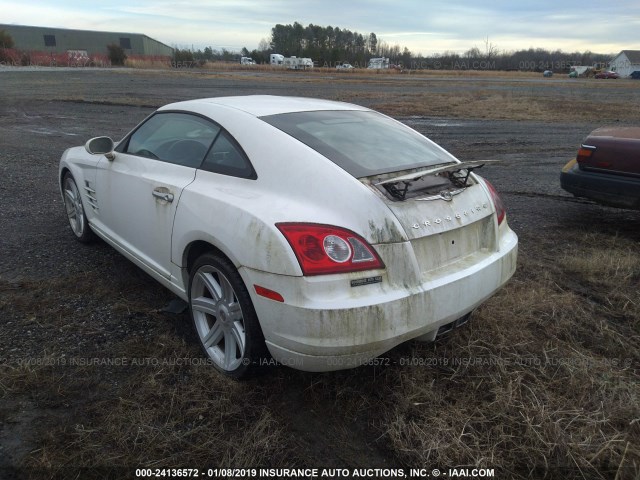 1C3AN69L94X001929 - 2004 CHRYSLER CROSSFIRE LIMITED WHITE photo 3