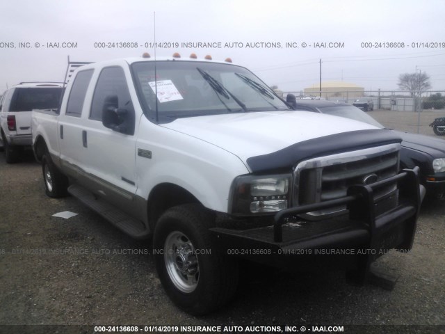 1FTSW31F3YEC54828 - 2000 FORD F350 SRW SUPER DUTY WHITE photo 1