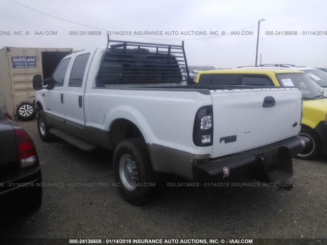 1FTSW31F3YEC54828 - 2000 FORD F350 SRW SUPER DUTY WHITE photo 3