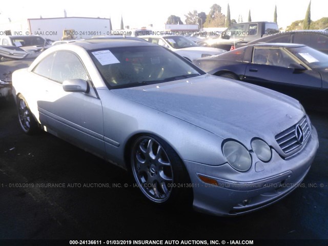 WDBPJ75J8YA007241 - 2000 MERCEDES-BENZ CL 500 SILVER photo 1