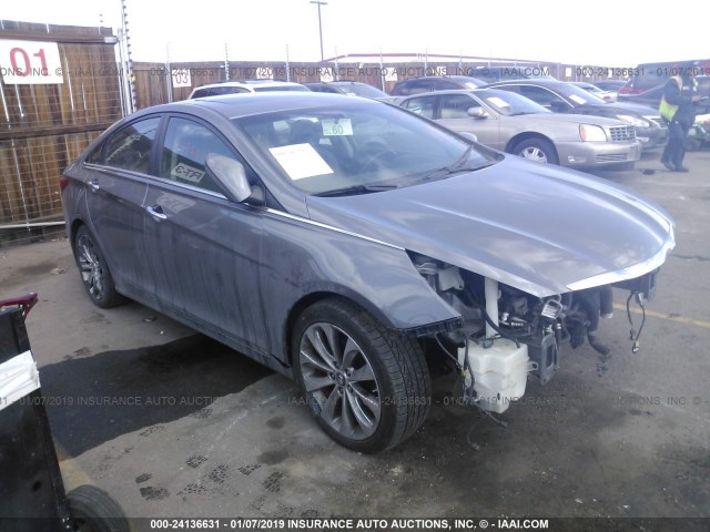 5NPEC4AB8BH231044 - 2011 HYUNDAI SONATA SE/LIMITED GRAY photo 1