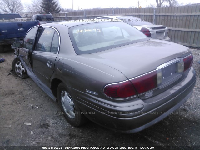 1G4HR54K3YU155613 - 2000 BUICK LESABRE LIMITED BROWN photo 3