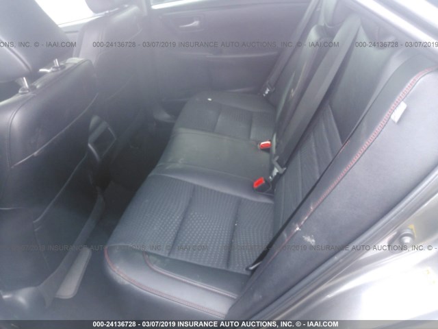 4T1BF1FK1FU102197 - 2015 TOYOTA CAMRY LE/XLE/SE/XSE GRAY photo 8