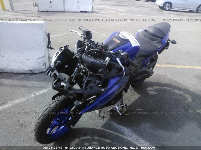 MH3RH06YXJK017876 - 2018 YAMAHA YZFR3 Dark Blue photo 2