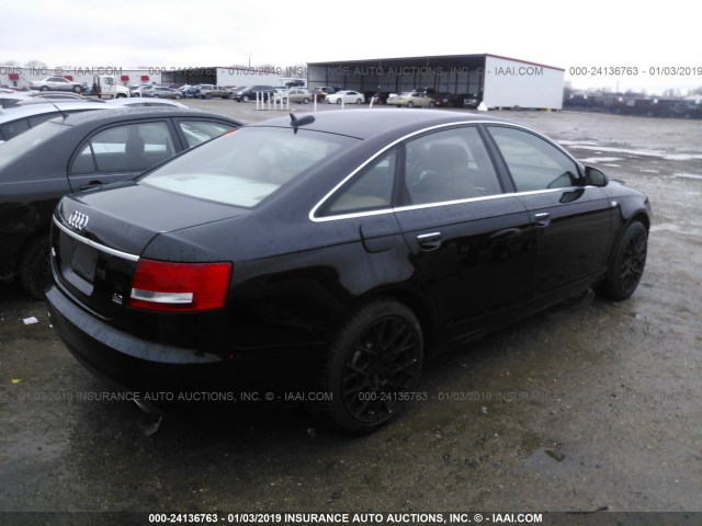 WAUDL74F86N078115 - 2006 AUDI A6 4.2 QUATTRO BLACK photo 4