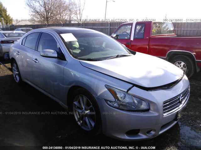 1N4AA51EX9C828664 - 2009 NISSAN MAXIMA S/SV SILVER photo 1