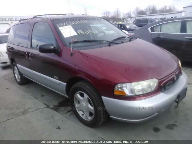 4M2XV12T5YDJ31615 - 2000 MERCURY VILLAGER SPORT MAROON photo 1