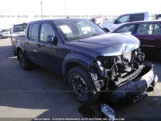 1N6AD0EV8JN748784 - 2018 NISSAN FRONTIER S/SV/SL/PRO-4X Dark Blue photo 1