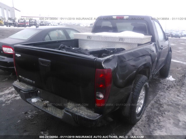 1GCHTCD91A8122888 - 2010 CHEVROLET COLORADO LT BLACK photo 4