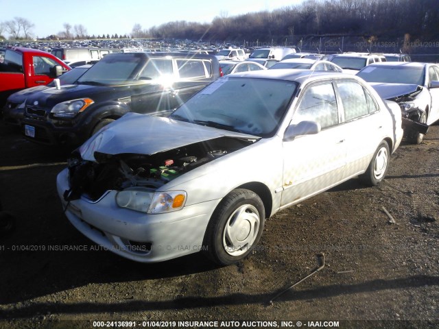 2T1BR12E72C519147 - 2002 TOYOTA COROLLA CE/LE/S WHITE photo 2