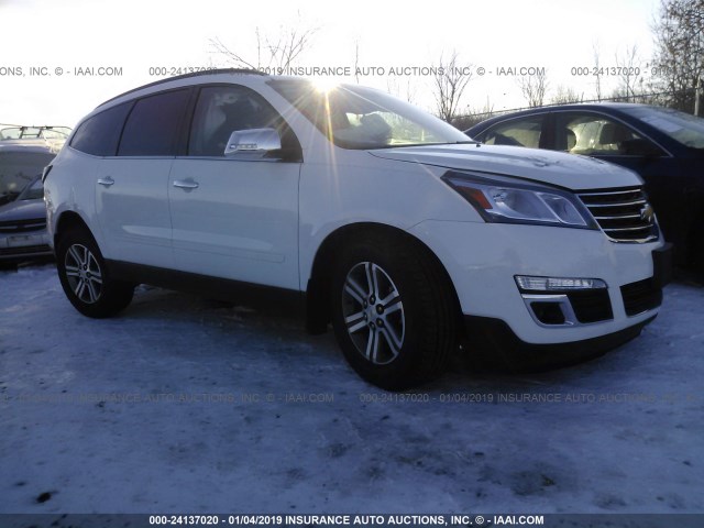 1GNKVGKD0HJ122793 - 2017 CHEVROLET TRAVERSE LT WHITE photo 1