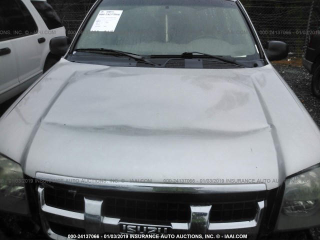 4NUES16S646130127 - 2004 ISUZU ASCENDER S/LS/LIMITED SILVER photo 10