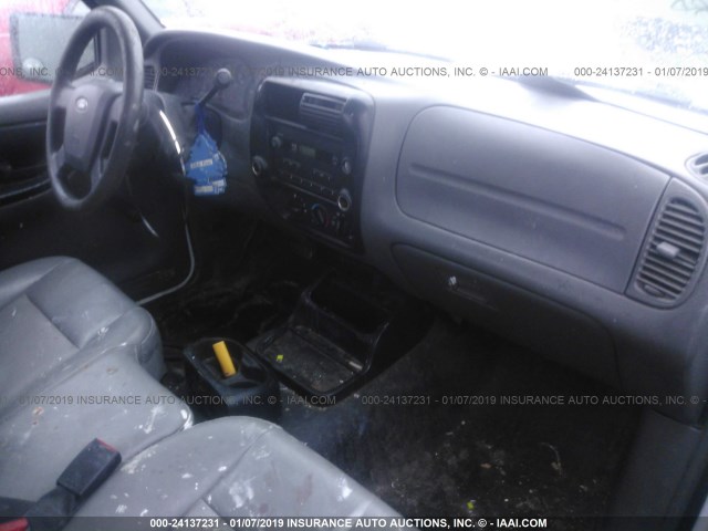 1FTYR10D48PA17503 - 2008 FORD RANGER WHITE photo 5