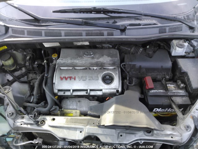 5TDZA23C05S314810 - 2005 TOYOTA SIENNA CE/LE GRAY photo 10