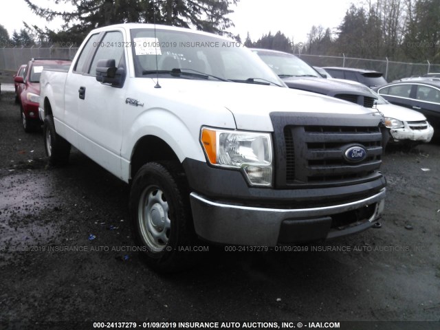 1FTEX1EW7AFA16246 - 2010 FORD F150 SUPER CAB WHITE photo 1