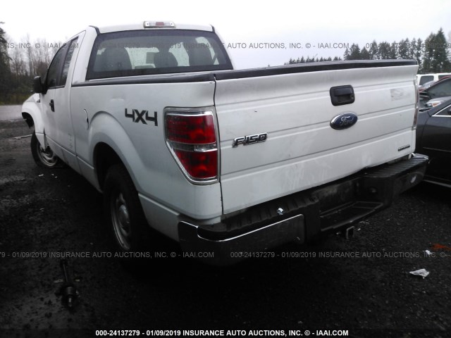 1FTEX1EW7AFA16246 - 2010 FORD F150 SUPER CAB WHITE photo 3