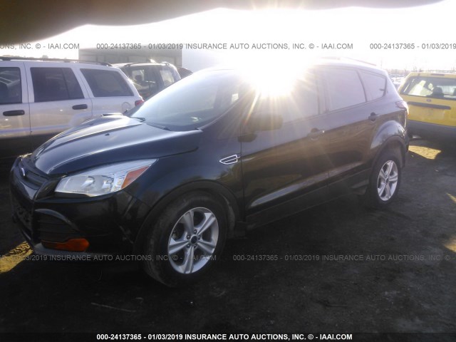 1FMCU0F78FUB65359 - 2015 FORD ESCAPE S BLACK photo 2