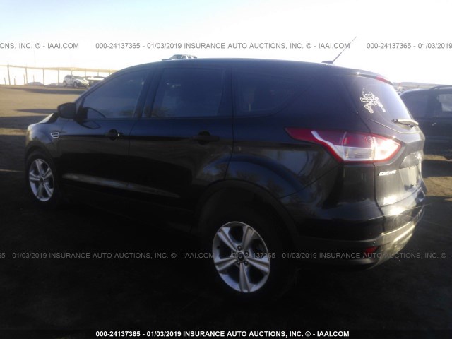 1FMCU0F78FUB65359 - 2015 FORD ESCAPE S BLACK photo 3