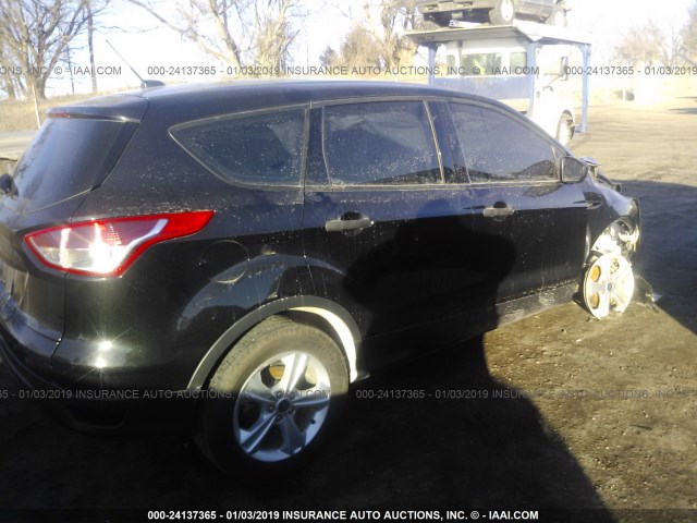 1FMCU0F78FUB65359 - 2015 FORD ESCAPE S BLACK photo 4