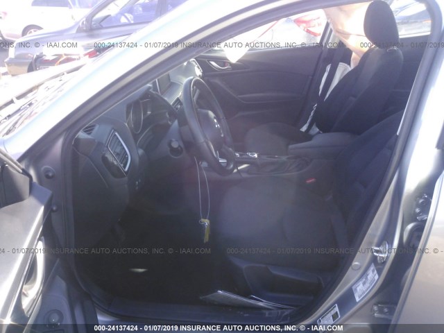 3MZBM1V71FM225099 - 2015 MAZDA 3 TOURING GRAY photo 5