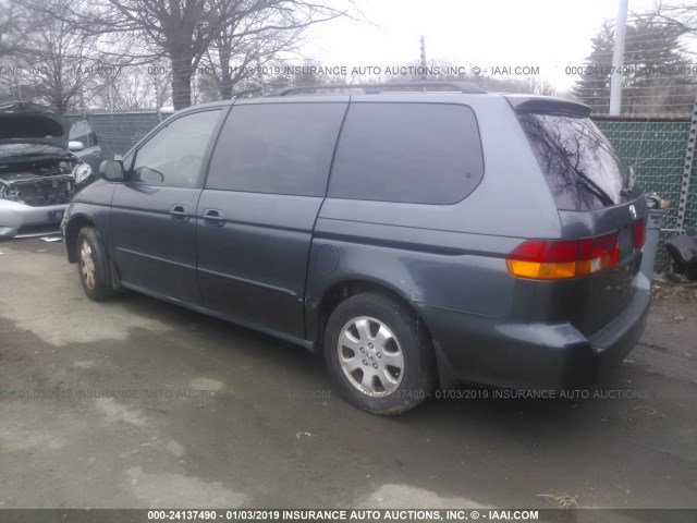 5FNRL189X4B053805 - 2004 HONDA ODYSSEY EXL GREEN photo 3