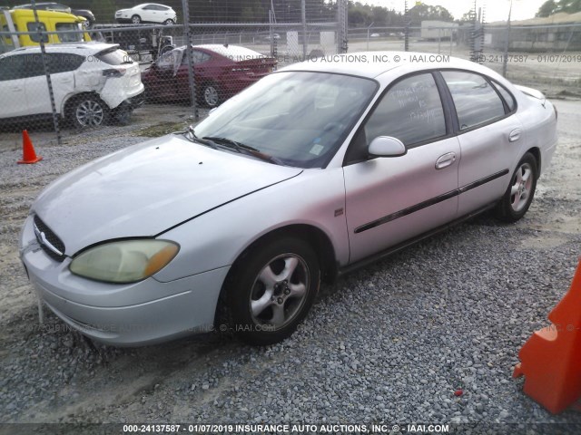 1FAFP55S41A109687 - 2001 FORD TAURUS SES SILVER photo 2