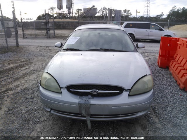 1FAFP55S41A109687 - 2001 FORD TAURUS SES SILVER photo 6