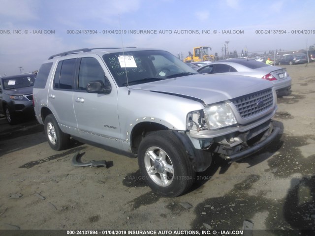 1FMDU73E92UC01165 - 2002 FORD EXPLORER XLT SILVER photo 1