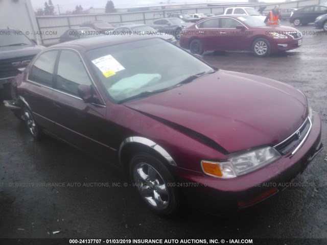 1HGCD5668VA013771 - 1997 HONDA ACCORD EX/EX-R RED photo 1