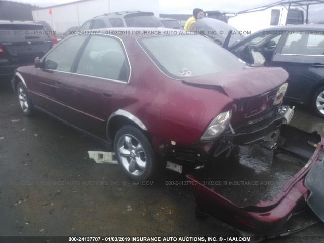 1HGCD5668VA013771 - 1997 HONDA ACCORD EX/EX-R RED photo 3