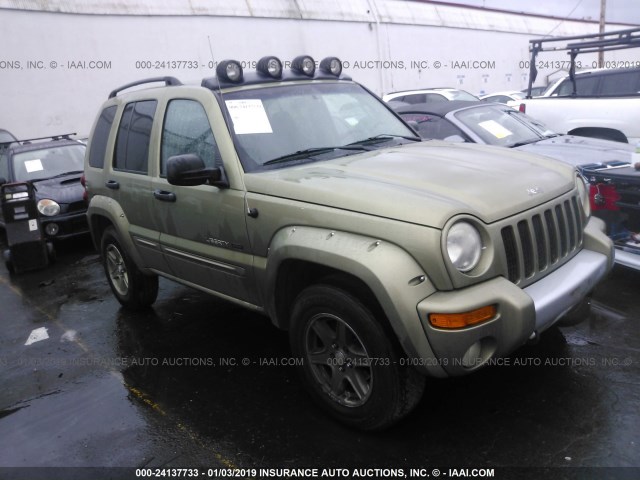 1J4GL38K82W292861 - 2002 JEEP LIBERTY RENEGADE GREEN photo 1