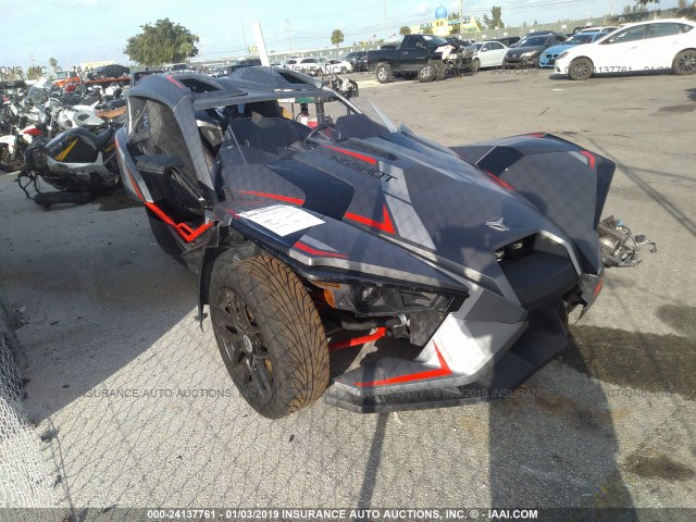 57XAAPFA1J8129028 - 2018 POLARIS SLINGSHOT SL GRAY photo 1