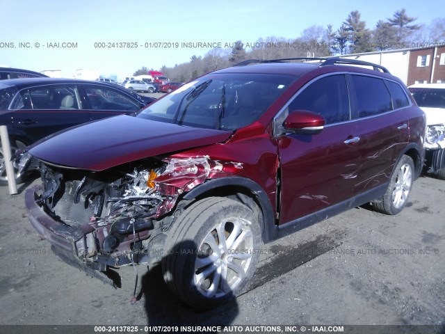 JM3TB3DV1B0326043 - 2011 MAZDA CX-9 RED photo 2