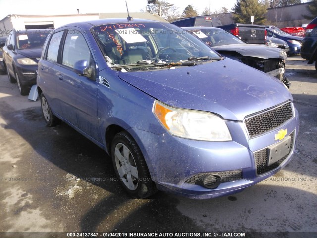 KL1TD66E59B622027 - 2009 CHEVROLET AVEO LS/LT BLUE photo 1