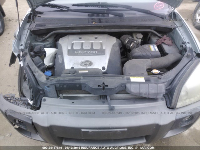 KM8JN12DX6U399704 - 2006 HYUNDAI TUCSON GLS/LIMITED 浅蓝色 照片 10