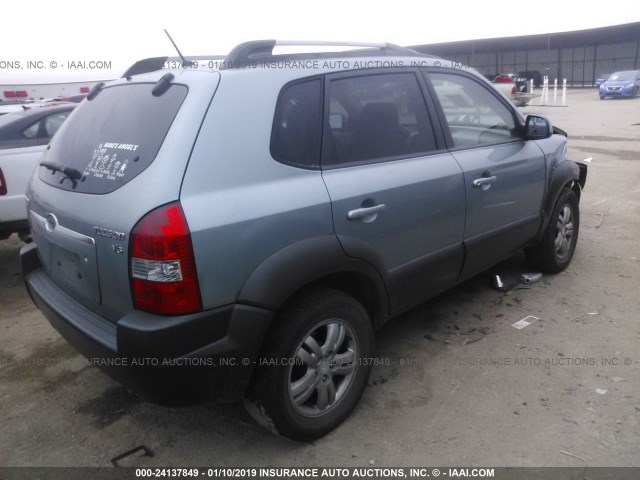 KM8JN12DX6U399704 - 2006 HYUNDAI TUCSON GLS/LIMITED 浅蓝色 照片 4