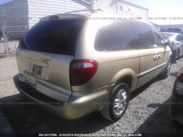 2B4GP44G41R111339 - 2001 DODGE GRAND CARAVAN SPORT GOLD photo 4