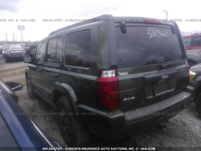 1J8HG48K17C511360 - 2007 JEEP COMMANDER Yaşıl foto 3