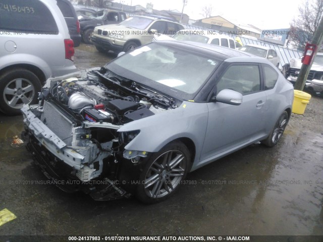 JTKJF5C72C3042318 - 2012 TOYOTA SCION TC GRAY photo 2
