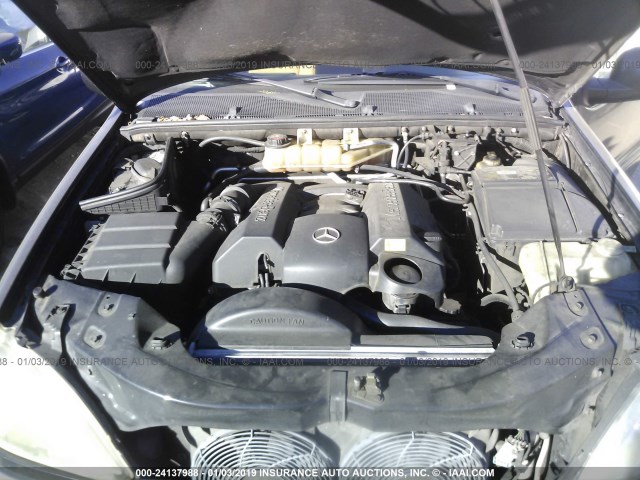 4JGAB54E6XA115638 - 1999 MERCEDES-BENZ ML 320 BLACK photo 10