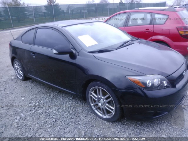 JTKDE177560068209 - 2006 TOYOTA SCION TC BLACK photo 1