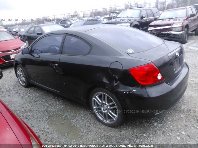 JTKDE177560068209 - 2006 TOYOTA SCION TC BLACK photo 3