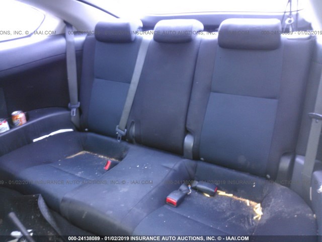 JTKDE177560068209 - 2006 TOYOTA SCION TC BLACK photo 8