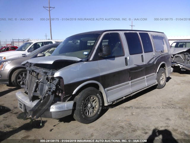 1GDFG15T231230728 - 2003 GMC SAVANA RV G1500 SILVER photo 2