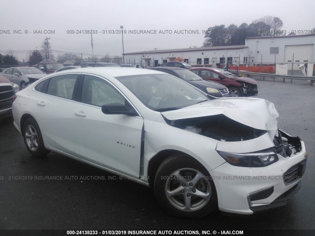 1G1ZB5ST3JF120503 - 2018 CHEVROLET MALIBU LS 白色 照片 1